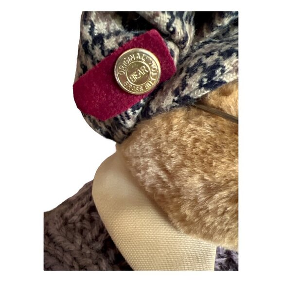 NWT Vintage 96 Pickford Brass Button Bears Collection Sherwood Bear of Long Life - Picture 8 of 13